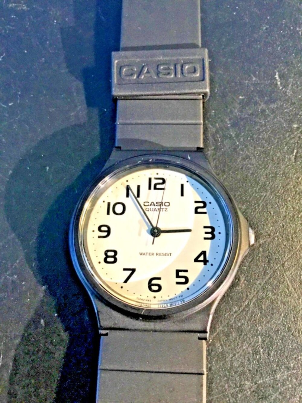 Casio 1330 MQ-24-- unisex-- Watch 34mm White Dial Black Resin Water Resist